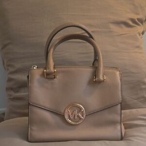 Michael Kors Brown Leather Satchel